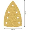 Image de Bosch Professional Zubehör, Abrasifs, Papier abrasif Expert C470 avec 7 trous pour ponceuse Multi, 100 x 150 mm, G 40, 10 pces. (40)