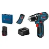 Image de Perceuse sans fil Bosch Professional GSR 12V-15 12 V + 2 batteries, + mallette