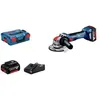 Image de Meuleuse dangle sans fil Bosch Professional GWX 18V-7 06019H9105 125 mm + 2 batteries, + mallette, brushless 700 W 18 V 4.0 Ah