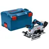 Image de Bosch Professional GKS 18V-57-2 L solo Scie circulaire portative sans fil Profondeur de coupe max. (90°) 57 mm + mallette, sans batterie, sans chargeur 18 V