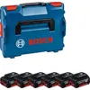 Image de Pack 6 batteries 18V GBA 4Ah + coffret L-BOXX - BOSCH - 1600A02A2S