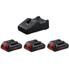 Image de 3 batteries Compact ProCORE 18V 4.0 Ah avec chargeur - BOSCH - 0615990N2G