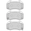 Image de 4 Plaquettes De Frein Ferodo Fdb5382