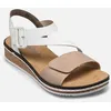 Image de Sandales et nu-pieds Rieker V3660 pour Femme Beige 36