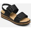 Image de Sandales compensées - 62950 par Rieker Noir 37 Femme