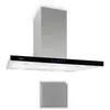 Image de Klarstein Madonna Hotte aspirante îlot 90cm + filtre recyclage d'air 500 m³/h classe B - inox