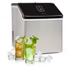Image de Klarstein Clearcube machine à glaçons 13 kg / jour - formation de glace transparente - design inox noir