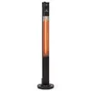 Image de Blumfeldt Heat Guru Plus Chauffage d'extérieur infrarouge 2000W - Télécommande - Minuterie - Noir