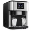 Image de Machine à glaçons & glace pilée Klarstein - 18kg /24h - 2 tailles de cube - Argent
