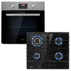 Image de Klarstein Kalahari Ignito Four encastrable + Table de cuisson 4 brûleurs gaz