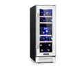 Image de Klarstein Vinovilla 17 Cave à vin réfrigérée 2 zones 53 litres / 17 bouteilles - Classe G - Blanche