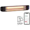 Image de Klarstein Smartwave Chauffage d'extérieur infrarouge 2400W, connexion WiFi - Pour 20m² - Noir