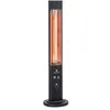 Image de Radiateur infrarouge - blumfeldt Heat Guru Plus - Radiateur d'extérieur - 1200W - Télécommande - Noir
