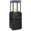 Image de Blumfeldt Flagranti Radiateur à gaz pour terrasse , puissance calorifique de 8 kW - Noir