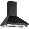 Image de Hotte Victoria 60 cm rétro design 644,5 m³/h 2 lampes LED - Noir