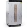Image de Klarstein Déshydrateur alimentaire 2 000 W 30 - 90 °C Minuterie 24h acier inoxydable Argent