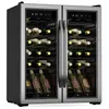 Image de Klarstein Vinamour Cave à vin 2 zones de réfrigération 7 étagères Commande tactile Protection UV