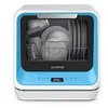 Image de Klarstein Amazonia Mini Lave Vaisselle Pose libre Compact 7 Programmes 5L Réservoir ou Raccordement Bleu