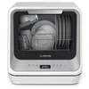 Image de Klarstein Amazonia Mini Lave Vaisselle Compact 7 Programmes 5L Réservoir ou Raccordement Argent