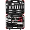 Image de Gedore Red, Clé à douille + douilles, red Coffret de douilles, 172 pièces, avec cliquet réversible, cliquets, douilles et jeu d'embouts