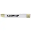Image de Gedore Red, Outil de mesure de longueur, red R94500002 Mètre pliant en bois 2m cl.III hêtre (2 m)