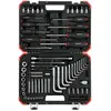 Image de Gedore Red, Clé à douille + douilles, red R68003075 Jeu d'outils de vissage TX en coffret 75 pièces