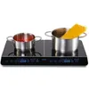 Image de Plaque de cuisson à induction   MEDION MD15324   2 Foyers   3500W   60/240°C   Noir