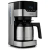 Image de MEDION MD 18458 - Cafetière filtre programmable avec carafe isotherme - 900 Watt - 1,2 Litres - Argent