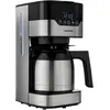 Image de Medion MD 18458 - Cafetière filtre programmable avec carafe isotherme - 900 Watt - 1,2 Litres - Arge, Cafetières à filtre, Gris, Noir