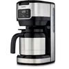 Image de Cafetière filtre digitale   MEDION MD11019   900W   Carafe Isotherme 1,2L   10 Tasses   Inox/Noir