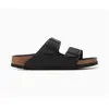 Image de Birkenstock, Unisexe, Sandales, Arizona Birko-Flor étroit, Noir, (39)
