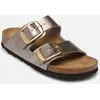 Image de Arizona Big Buckle Birko Flor - Narrow par Birkenstock Or et bronze 36 Femme