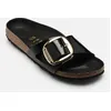 Image de Mules et sabots Birkenstock Madrid Big Buckle Leather Natural - Narr pour Femme Noir 41
