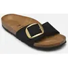 Image de Madrid Big Buckle Nubuck - Narrow par Birkenstock Noir 37 Femme