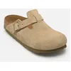 Image de Boston Suede - Narrow par Birkenstock Vert 40 Femme