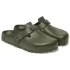 Image de Birkenstock, Femmes, Sandales, Sandales sabots Boston EVA pour femme (Regular) - Vert kaki, Vert, (36)