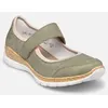 Image de Ballerines Rieker N42B0 pour Femme Vert 37