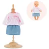 Image de Accessoire poupée Corolle Bébé top rose et jupe bleu