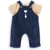 Image de Corolle T-Shirt und marineblauer Overall, 36 cm