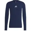 Image de Adidas, Hommes, T-shirt de sport, Techfit Long Sleeve Top Hommes (S), Bleu, S