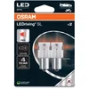Image de 2 Ampoules P21w Osram Ledriving Sl Red Non Homologué
