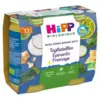 Image de HiPP Mon Dîner Bonne Nuit Tagliatelles Épinards Fromage dès 12 Mois Bio Pots x 2