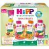 Image de HiPP 100% Fruits dès 4/6 Mois Bio Gourdes x 8