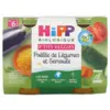 Image de HiPP P tits Veggies Poêlée de Légumes et Semoule dès 6 Mois Bio Pots x 2