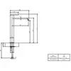 Image de Villeroy & Boch, Robinetterie de salle de bains, V&B Einhand-Waschtischbatterie DAWN erhöht 38x311x203mm o AG ma black matt black