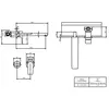 Image de Villeroy & Boch, Sauna : accessoires, Mitigeur de lavabo IBERTY Wd-mon o AG 155 x 236 x 103 mm, chromé, V & B