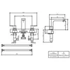 Image de Villeroy & Boch, Robinetterie de salle de bains, V&B 3-Loch-Waschtischbatterie LIBERTY 312x178x122mm, o AG chr chrom
