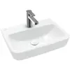 Image de Villeroy & Boch, Lavabo, V&B lave-mains O.NOVO 500x370mm sans cuvette, blanc C (370 mm, 500 mm)