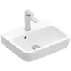 Image de Villeroy & Boch, Lavabo, V&B lave-mains O.NOVO 500x370mm avec cuvette blanc (395 mm, 500 mm)