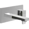 Image de Mitigeur lavabo mural VILLEROY ET BOCH Architectura Square avec vidage Push Open Chrome